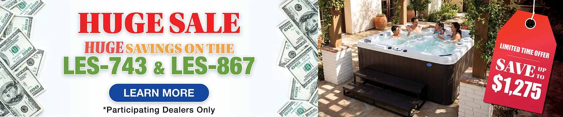 Calspas hot tub being used in a family setting - Lakewood